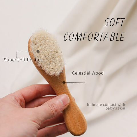 Baby Hair Natural Wooden Brush