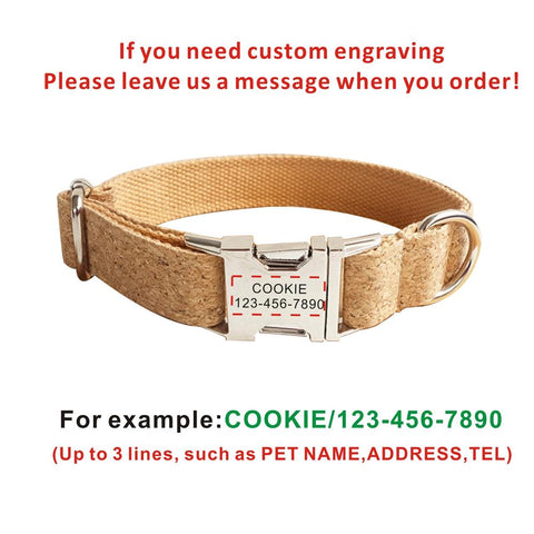 Dog Custom ID Tag Collar