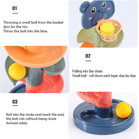 Baby Toys Rolling Ball Pile Tower