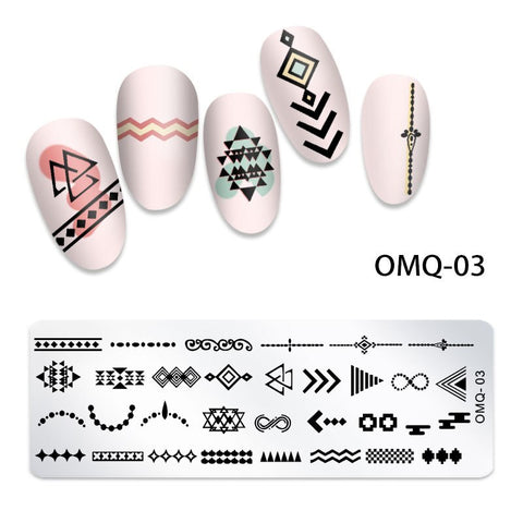 New Lace Flowers Nail Stamping Plates