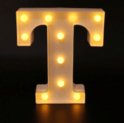 New Alphabet Letter LED Lights