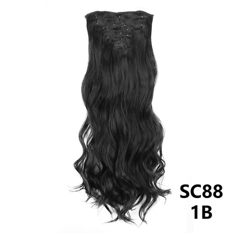 New Long Straight Natural 16 Clip