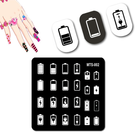 2022 New Pattern Nail Stamping Plates Graffiti Art