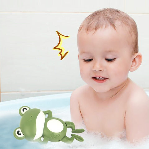 Baby Cute Frogs Clockwork Bath Toy