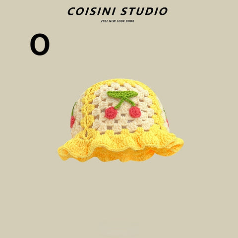 2023 Flower Crochet Bucket Hat