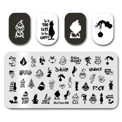 New Nail Plates Stamp King Manicure Set