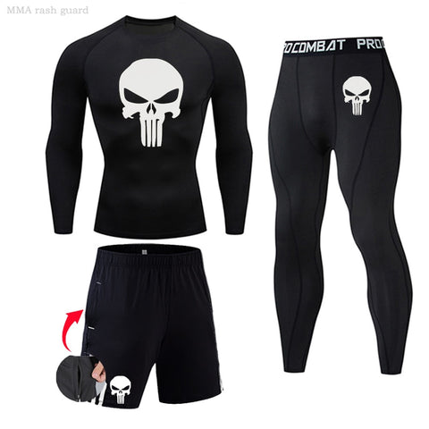 Men Running Fitness Sports Suits