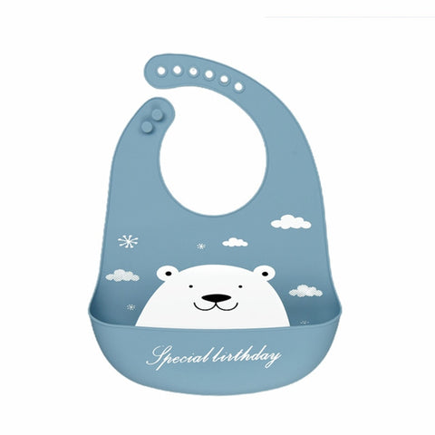 Printed Soft Baby Silicone Bibs