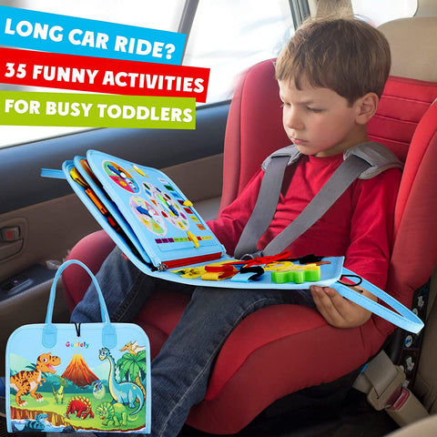 New Montessori Busy Board Toddlers Travel Toy