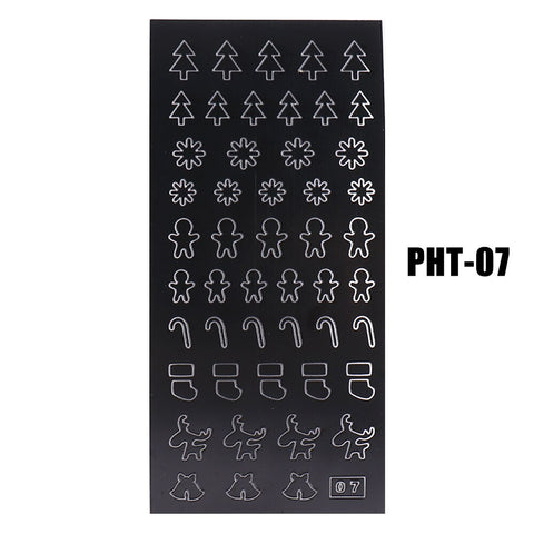 New Heart Butterfly Star Nail Stickers