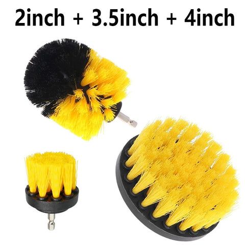 Drill Brush Attachment Set