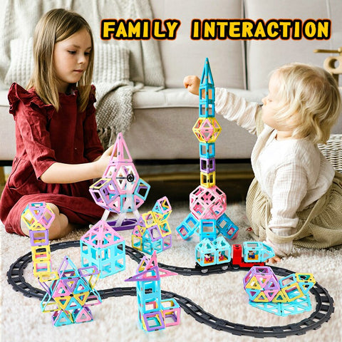 Kids Macaron Color Building Blocks Toys