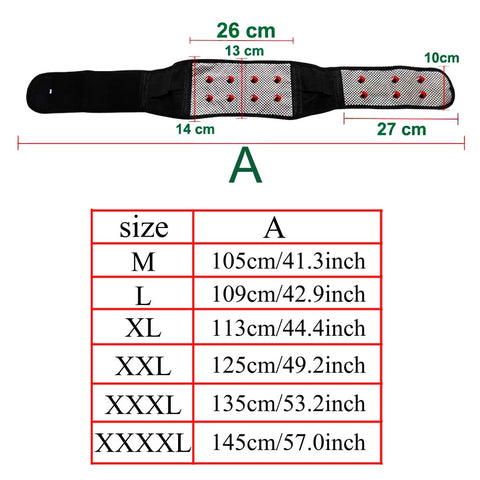 New Back Waist Support Belt