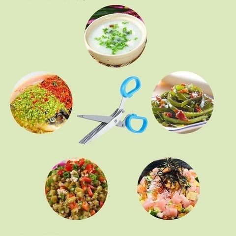 Muti-Layers Vegetable Scissors