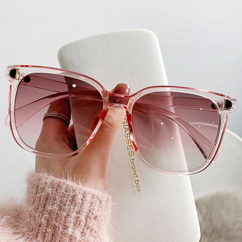 Woman Brand Designer Vintage Square Sun Glasses