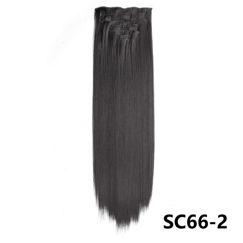 New Long Straight Natural 16 Clip