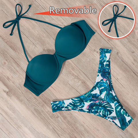Women 2023 Leopard Brazilian Bikini Set