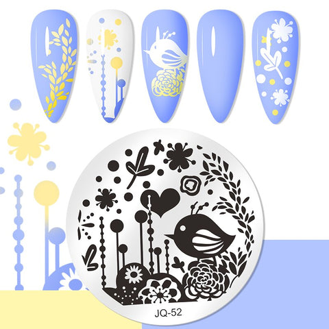 1PC Striped Line Stamping Plates