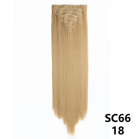 New Long Straight Natural 16 Clip