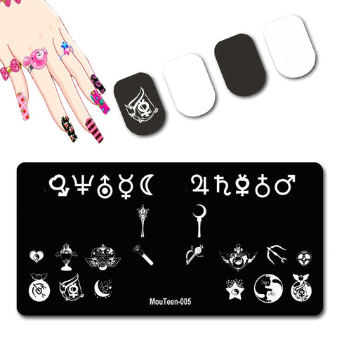 2022 New Pattern Nail Stamping Plates Graffiti Art