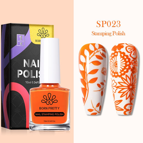 10ml 25 Colors Nail Stamping Polish