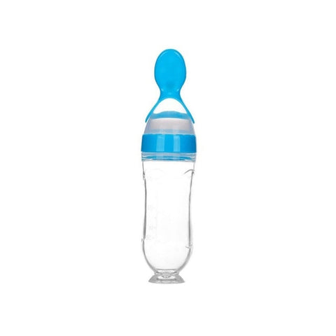 Baby Squeezing Feeding Spoon