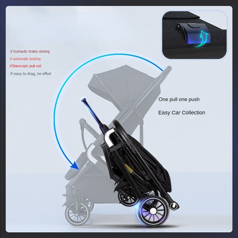 High Landscape Shock absorption Baby Stroller