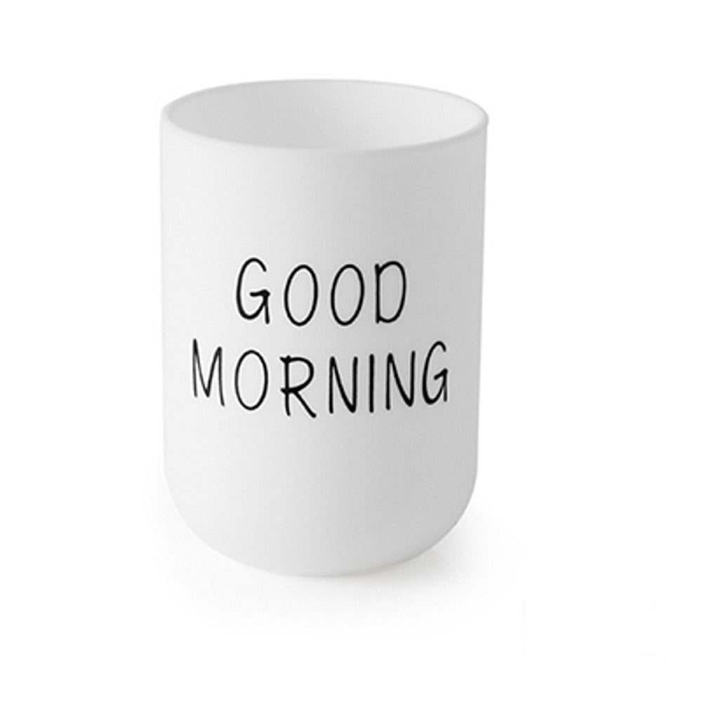 Good Morning Toothbrush Cup