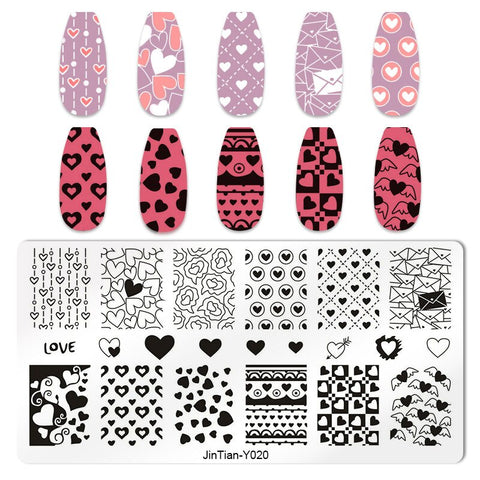 New Nails Art Stencil Stamp Tools