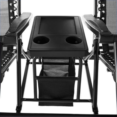 Mainstays Zero-Gravity Steel Porch Swing,