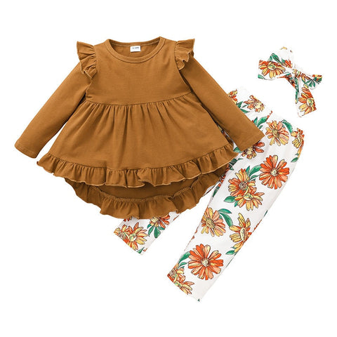 Baby Girls Flower Clothing Sets