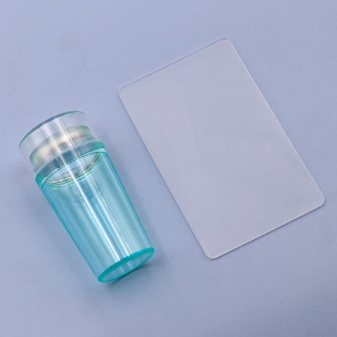 4cm(1 Set) Round Jelly Transfer Painting Stamper
