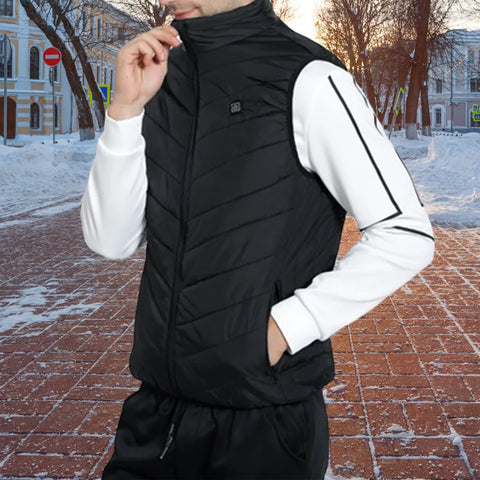 Thermal Warm Vest 9 Area Heating USB Electric Heating Vest