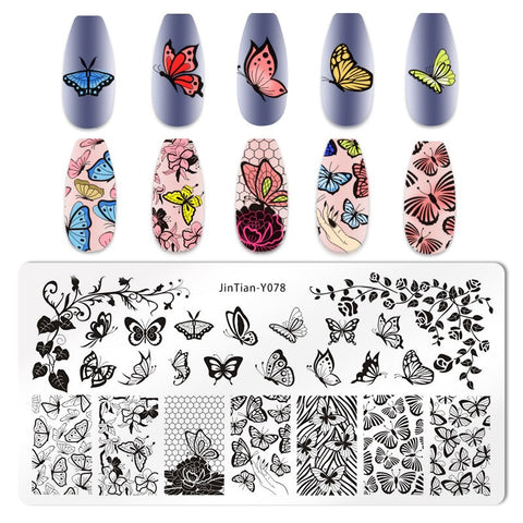 New Nails Art Stencil Stamp Tools