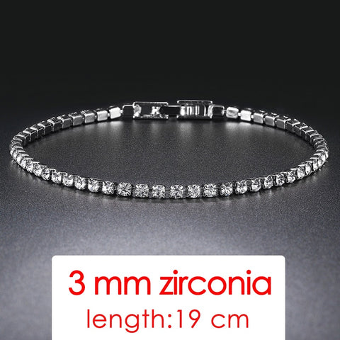 Women Fashion Small Cubic Zircon Crystal Bracelets