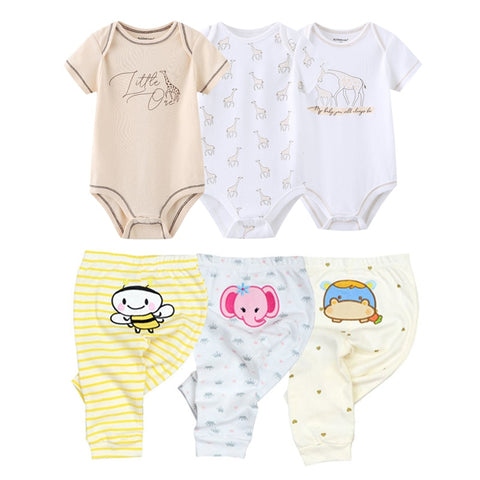6/9/10PCS Baby Girl Clothes