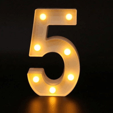 New Alphabet Letter LED Lights