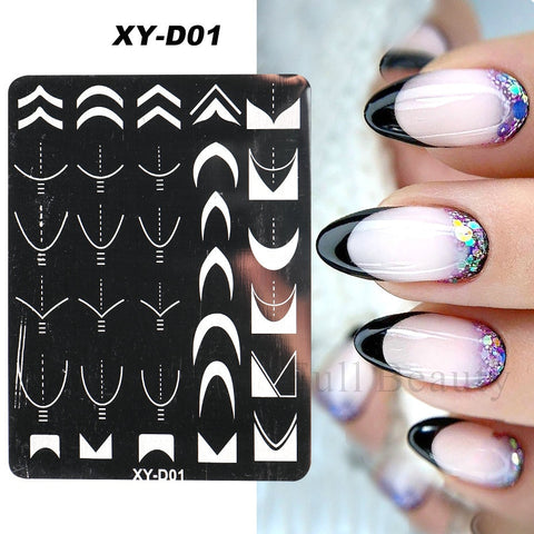 New Nail Charm Mold Stencil Tools
