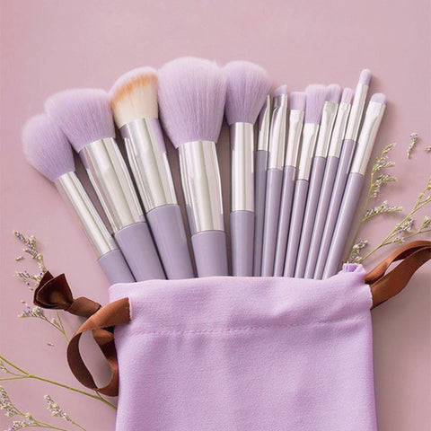 13Pcs Set Soft Fluffy Makeup Brushes
