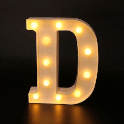 New Alphabet Letter LED Lights