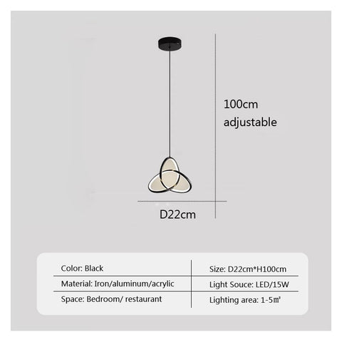 Rotatable LED Modern Pendant Light