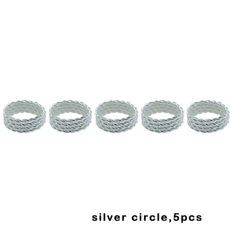5-50Pcs/lot Mix Color Charms Hair Braid