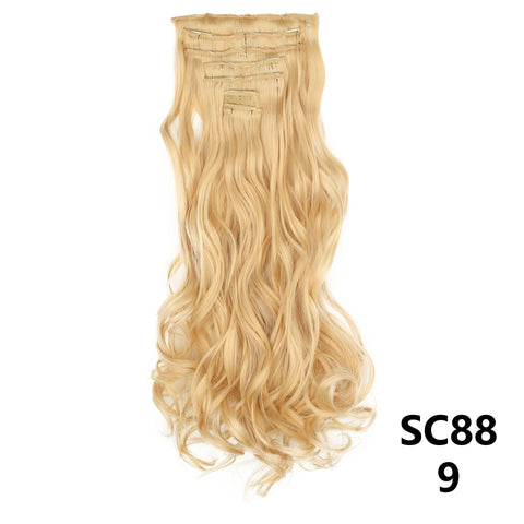 New Long Straight Natural 16 Clip