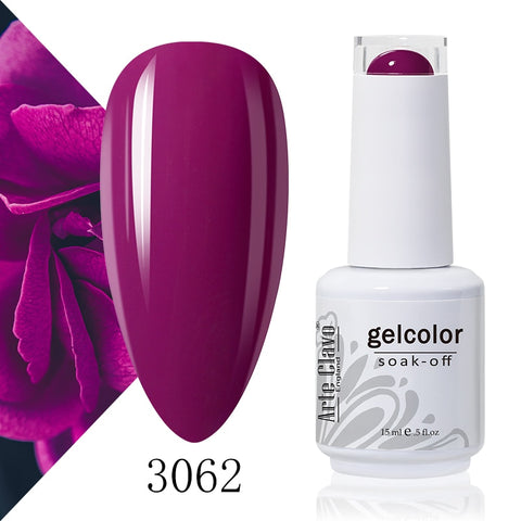 15ml Rose Red Color Series Gel Nail Polish