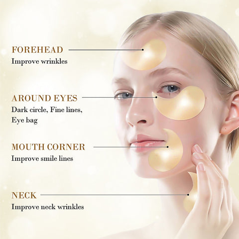 24K Gold Hyaluronic Acid Eye Mask Remove