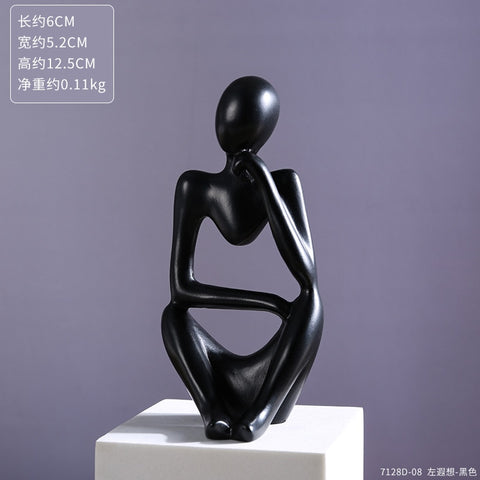 New Resin Statues Floating Coffee Cup Art