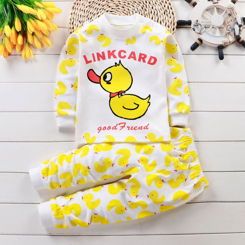 Kids Long Sleeved Pajamas Sets