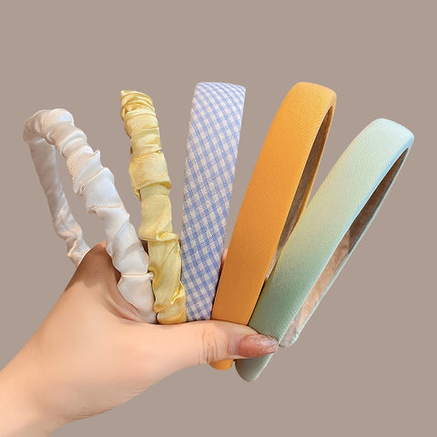 3/6/8PCS Set Fashion Women Cloth Hair Bands