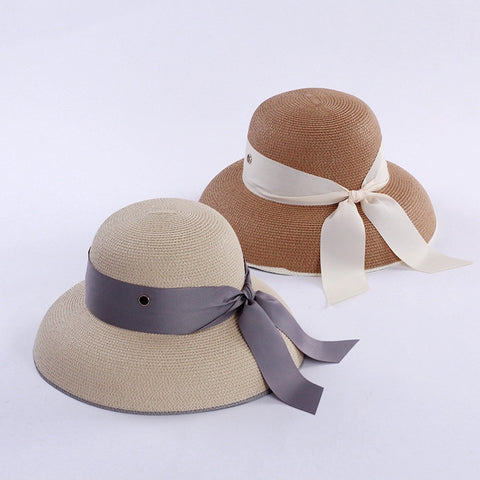 Women Beach Hepburn style Bucket Hat