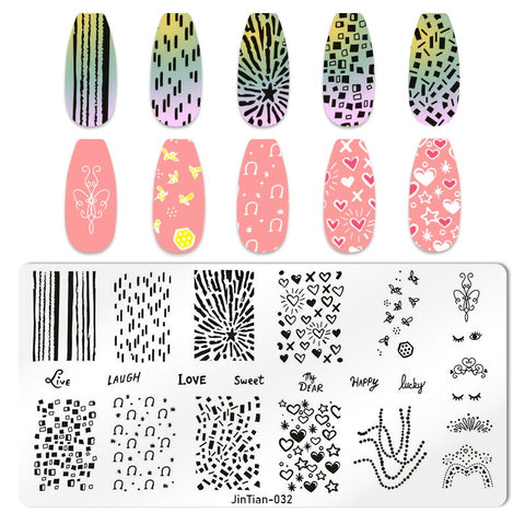 New Nails Art Stencil Stamp Tools